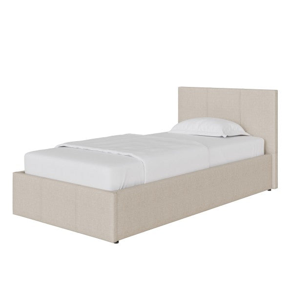 GFW End Lift Natural Fabric Ottoman Bed