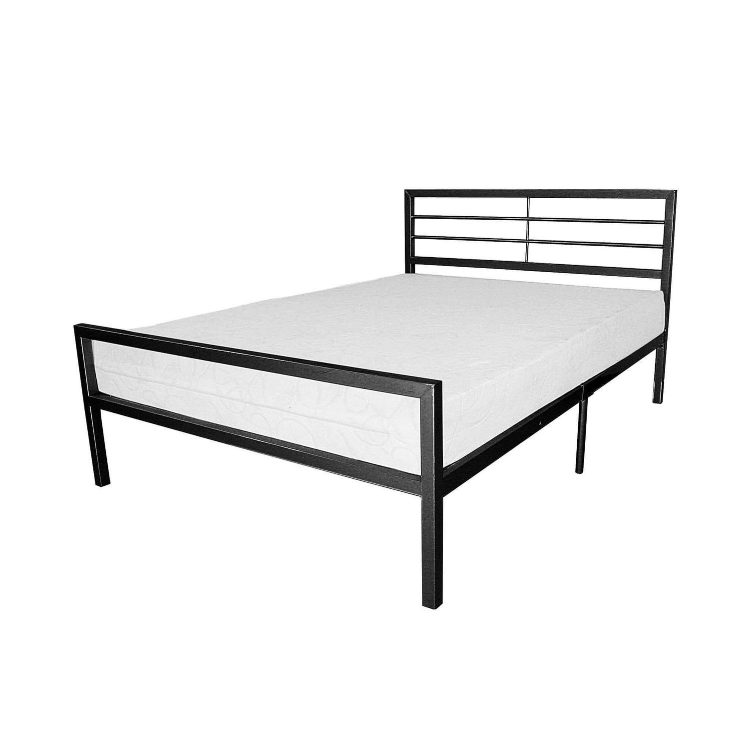 Heartlands Jennifer Contract Metal Bed-Black Bed-Better Bed Company