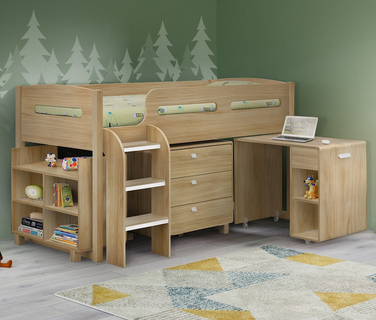 Julian Bowne Kimbo Cabin Bed Oak-Better Bed Company