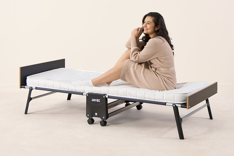 Jay-Be Grand Folding Bed with e-Pocket™ Mattress Lifestyle-Better Bed Company