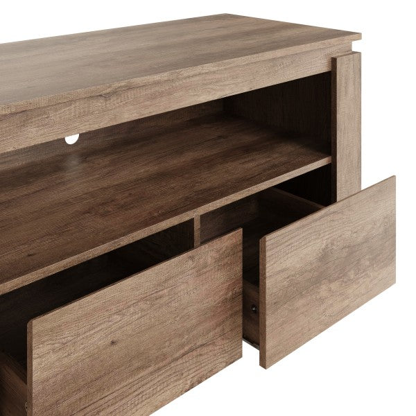 GFW Canyon Oak 2 Drawer TV Unit