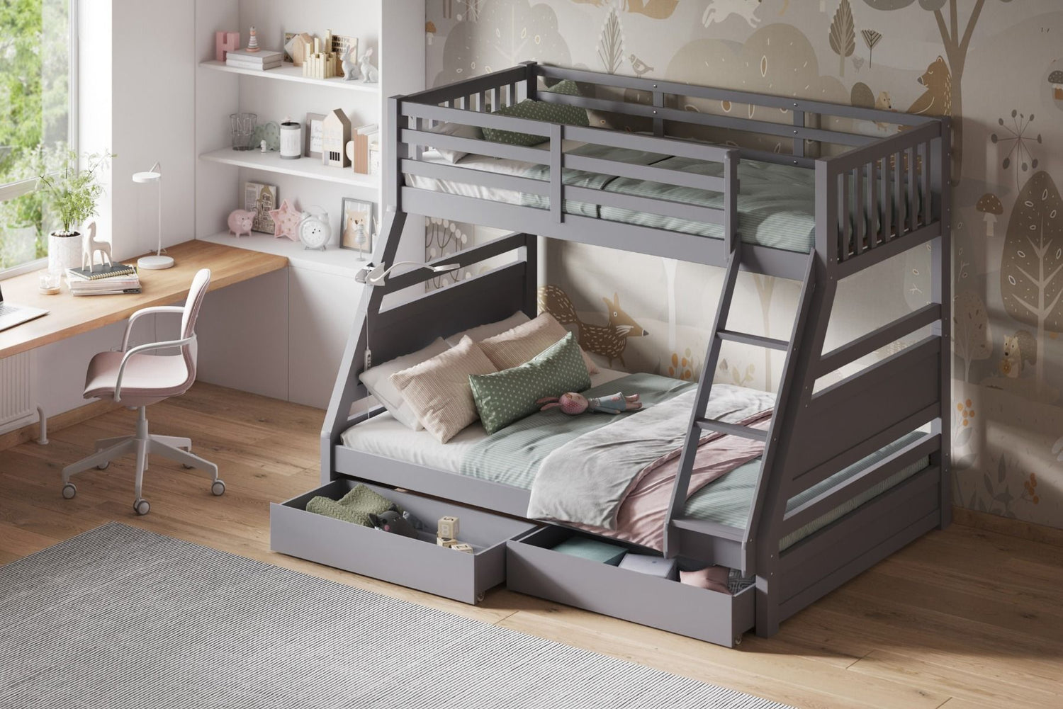 Better Triple Bunk Bed -Better Bed Companyrey From Top