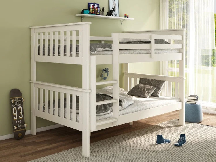 Bedmaster Oslo Small Double Bunk Bed From Side-Better Bed Company