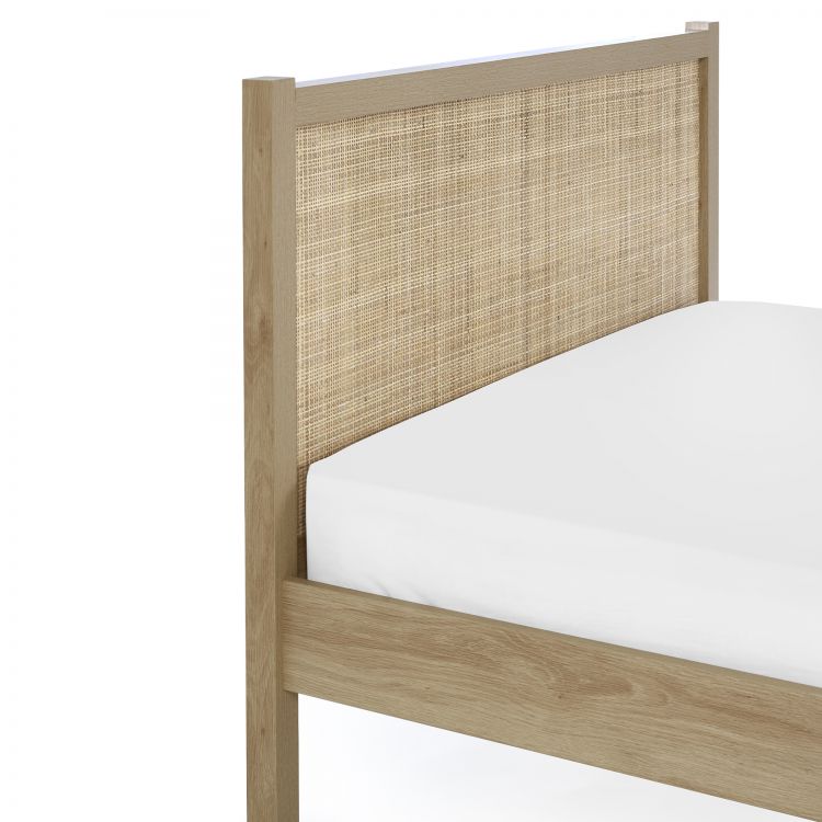 Julian Bowen Padstow Bed Frame Oak Headboard-Better Bed Company