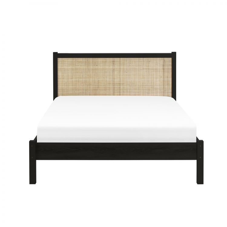 Julian Bowen Padstow Bed Frame Black From Front-Better Bed Company