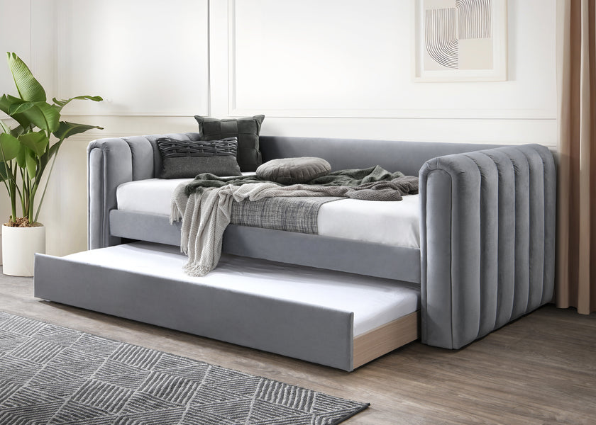 Flintshire Chester Daybed Grey Under Bed-Better Bed Company