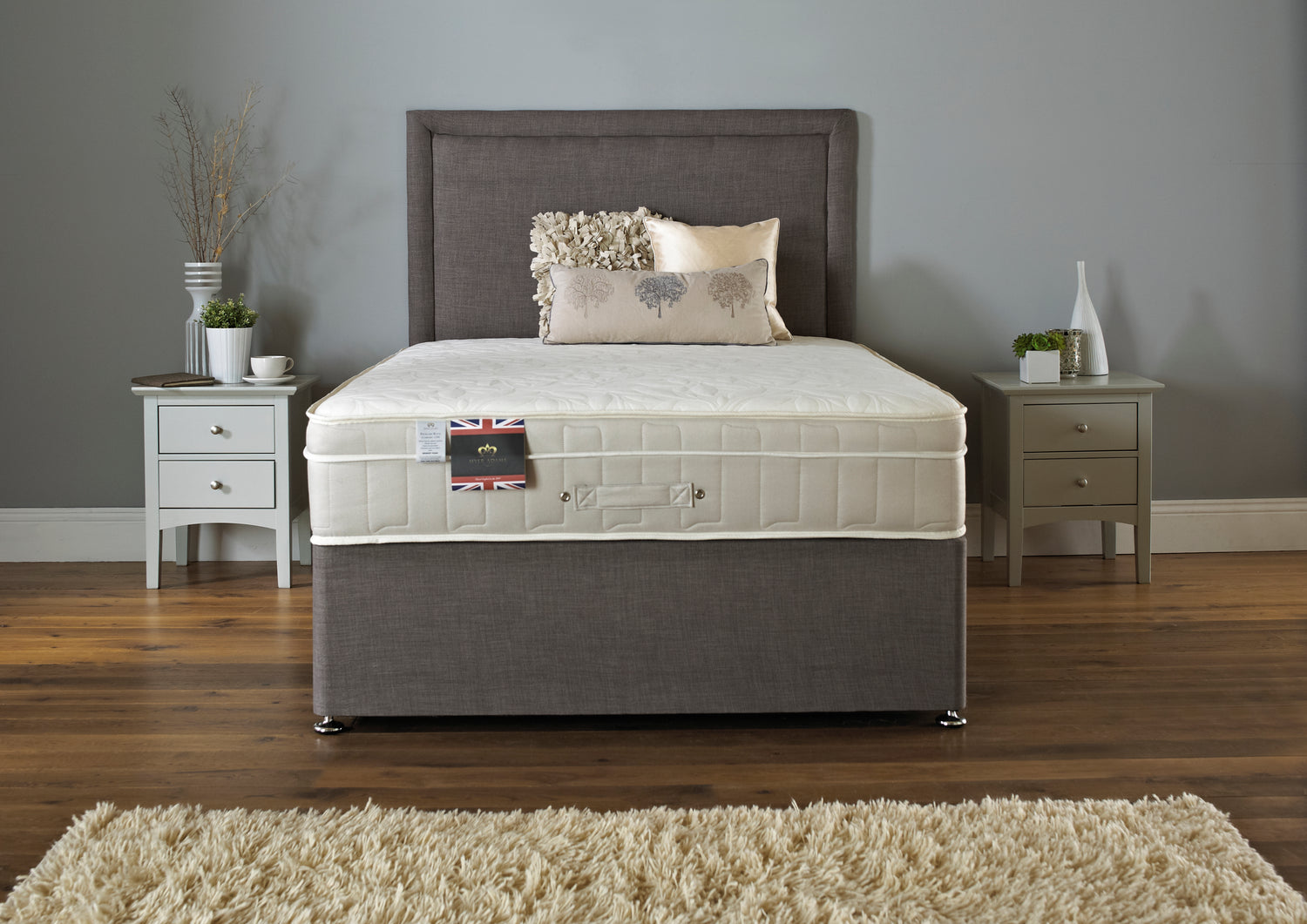 Myer Adams Royal Comfort Backcare Memory 1500 Divan Bed-Better Bed Company