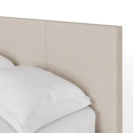 GFW End Lift Natural Fabric Ottoman Bed Headboard-Better Bed Company