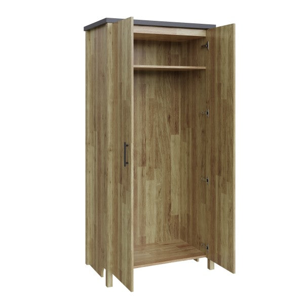 GFW Cascina 2 Door Wardrobe Inside-Better Bed Company