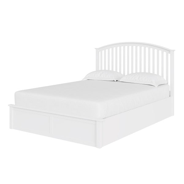 GFW Madrid Ottoman Bed White From Side-Better Bed Company