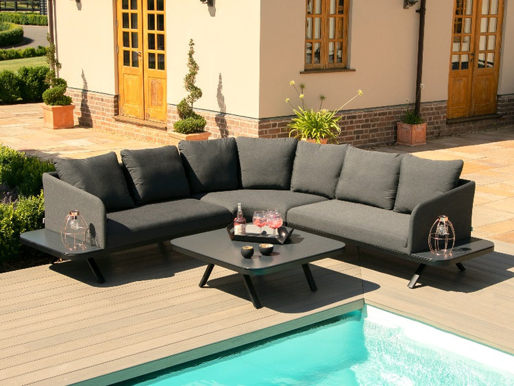 Maze Rattan Cove Corner Sofa Group Corner Sofa Set