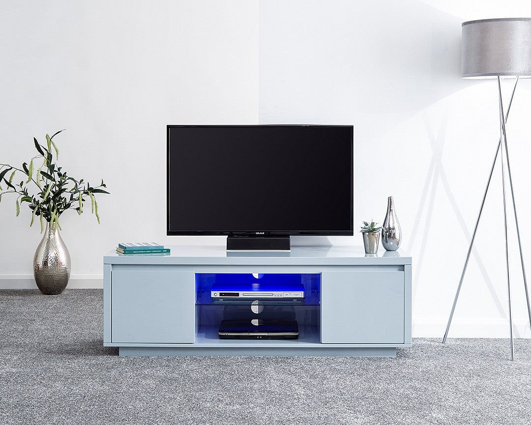 GFW Polar High Gloss LED Large TV Unit